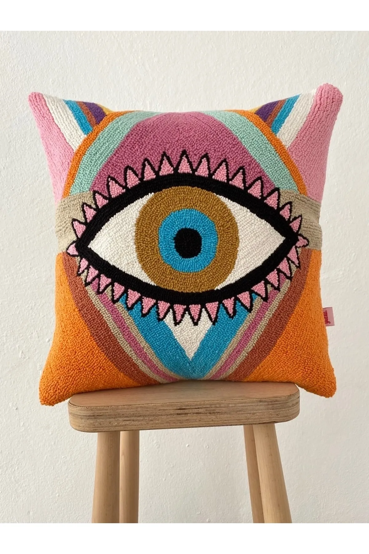 Special Design Eye Punch Throw Pillow