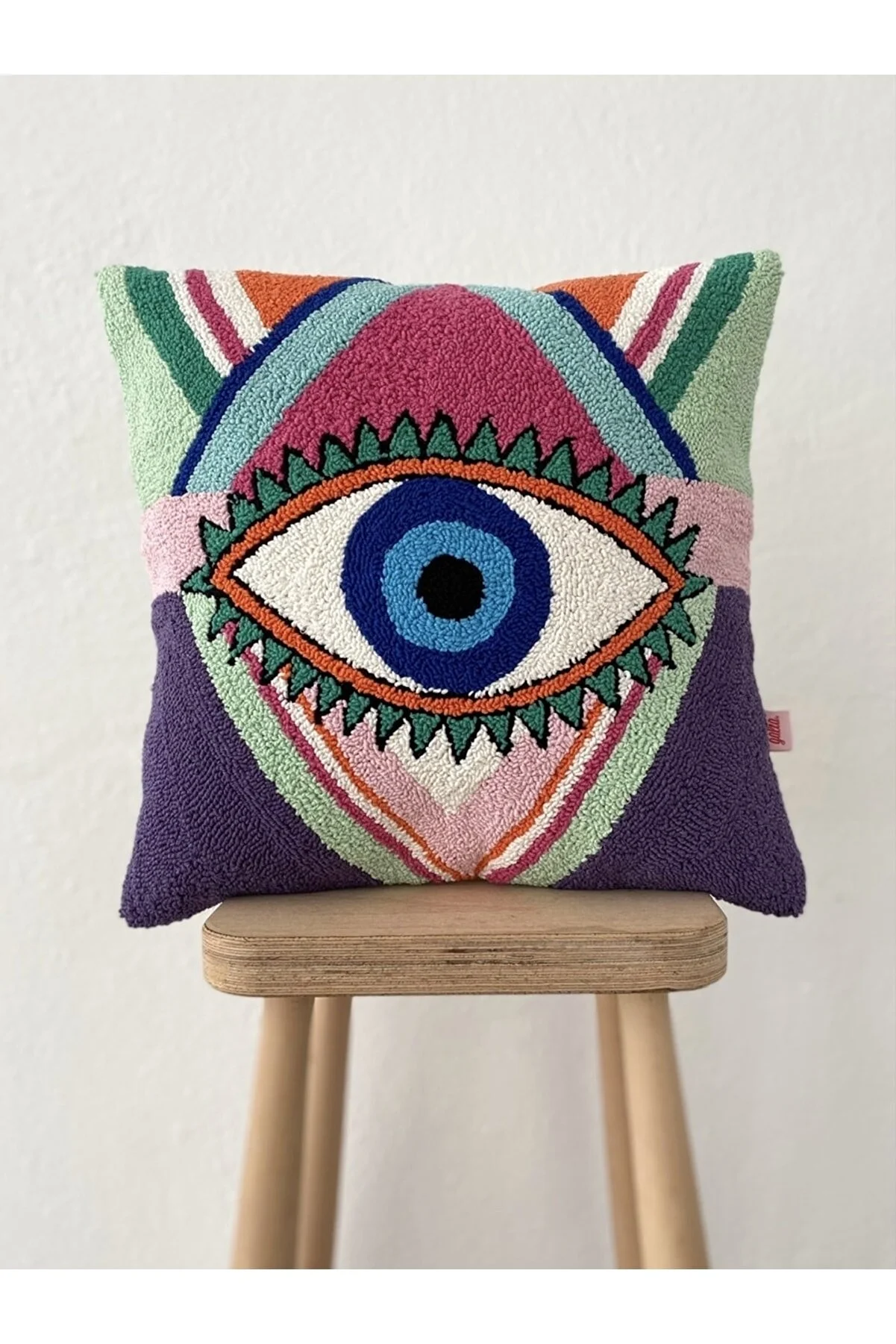 Special Design Eye Punch Throw Pillow Cover