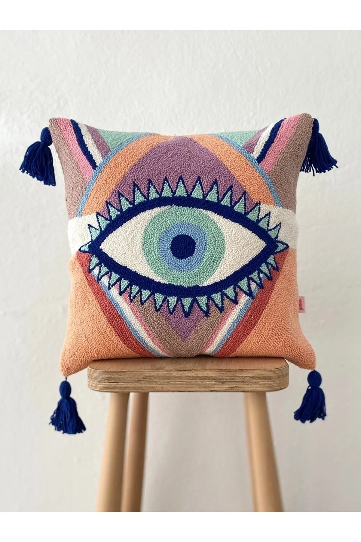Special Design Eye Punch Throw Pillow Cover