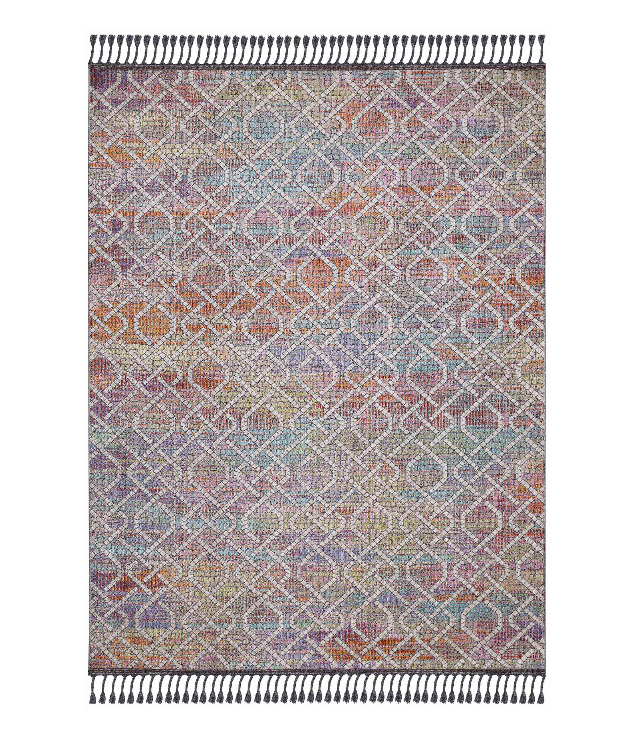 Retro Multicolor Carpet 30269A