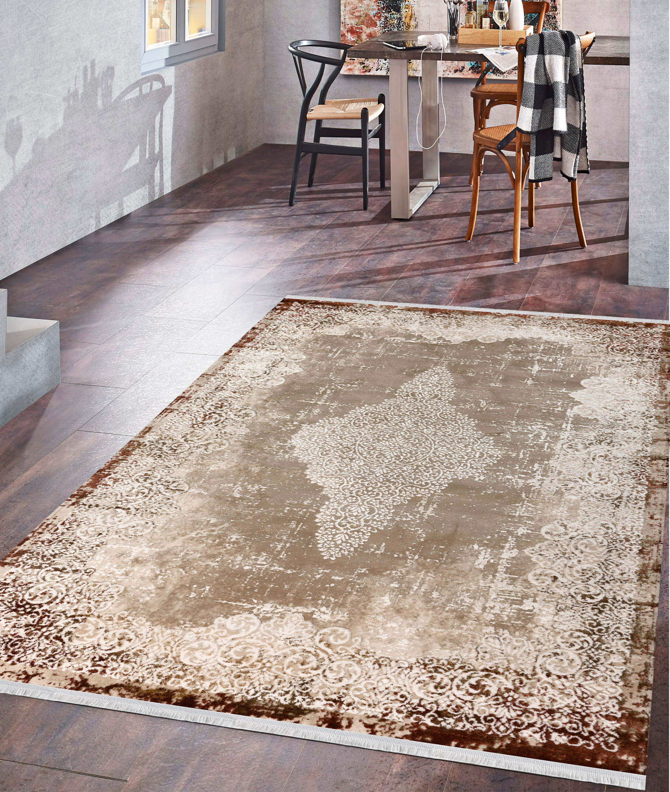 Emirgan Tile Carpet 45659A