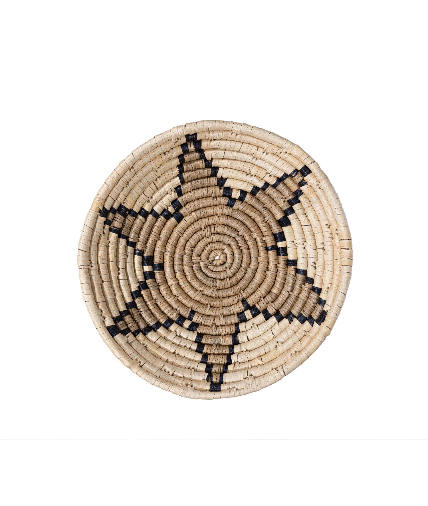 Meander Natural Bamboo Afrikan Handmade Star Wall Plate Decor 25x5cm