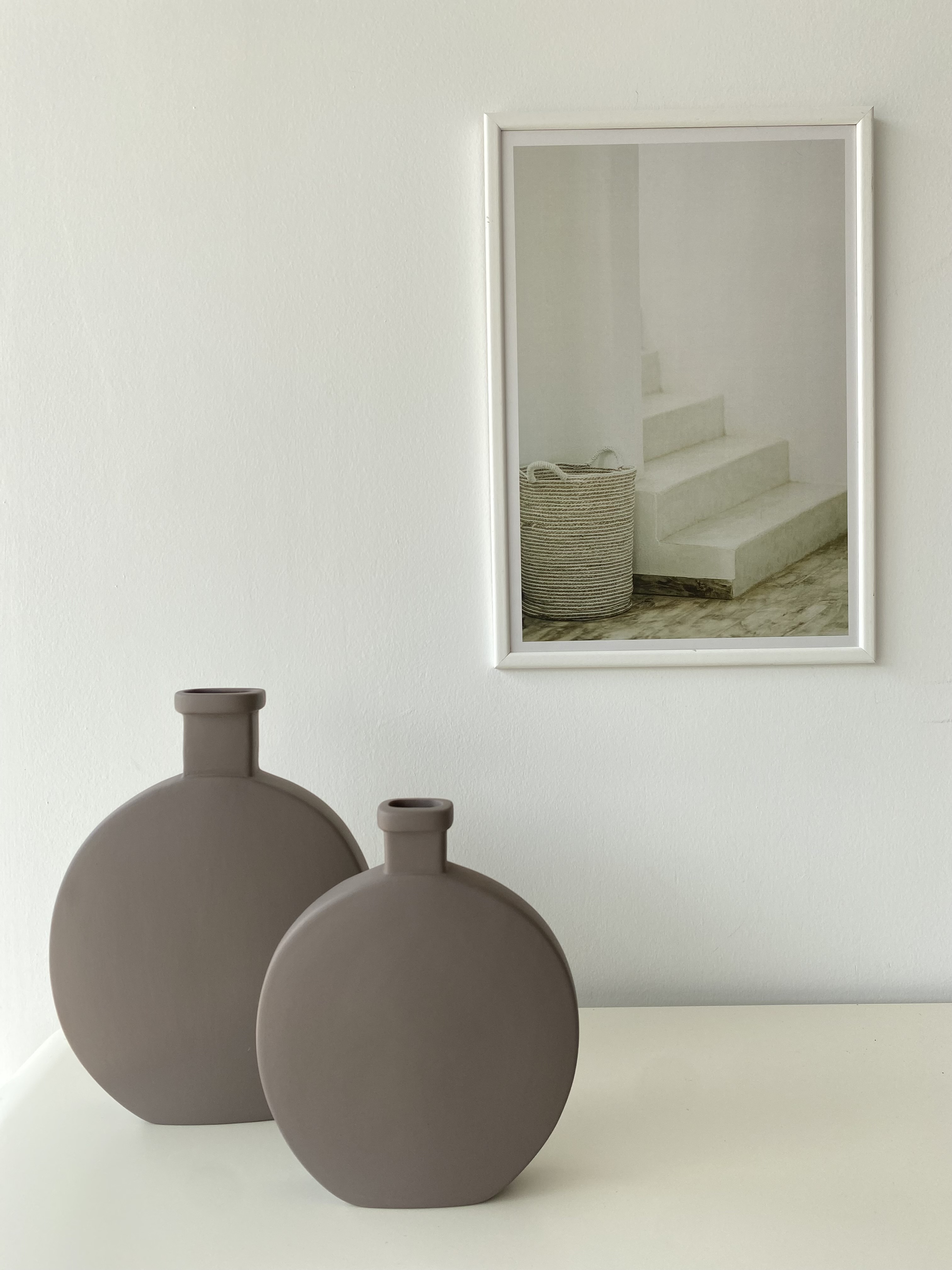 Matery 2 pcs Ceramic Vase Set Mink