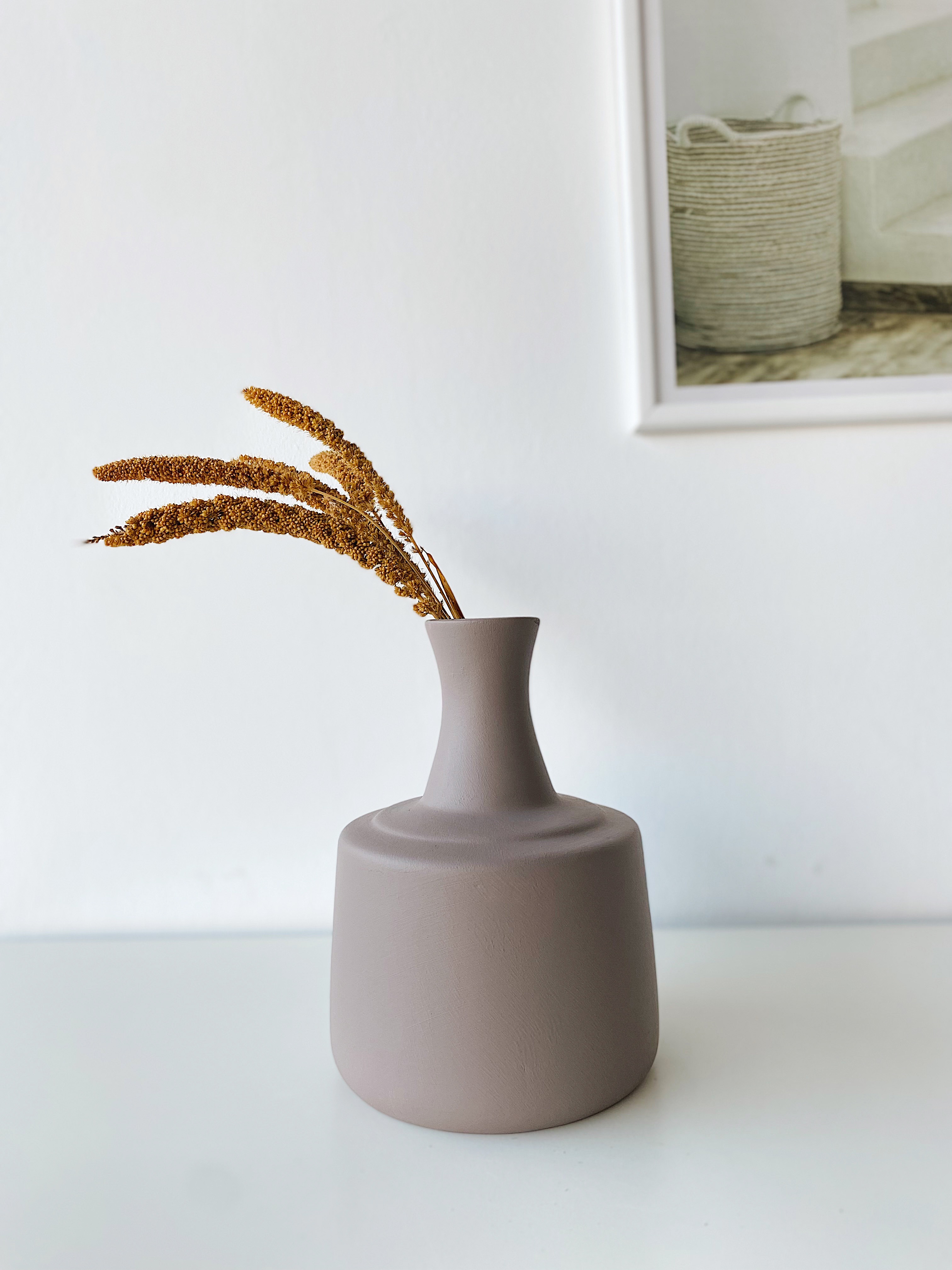 Carafe Ceramic Vase Mink